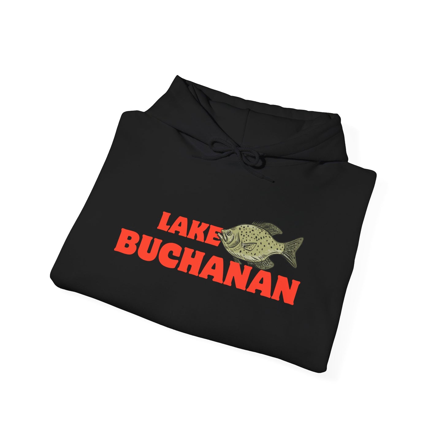 Lake Buchanan Fishing Hoodie, Unisex Comfortable Sweatshirt, Relaxed Fit for Outdoor Enthusiasts, Gift for Fishermen, Casual Lake Apparel