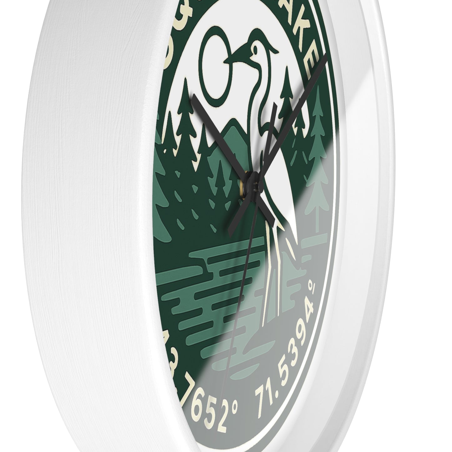 Squam Lake Wall Clock
