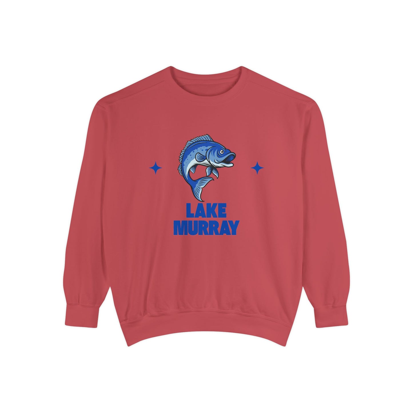 Lake Murray Fish Design Unisex Sweatshirt | Cozy Fishing Apparel, Casual Wear, Gift for Anglers, Lake Day Outfit, Nature Lovers Sweatshirt
