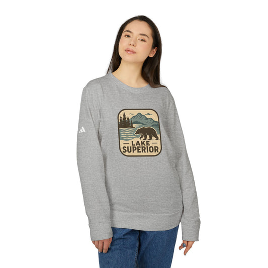 Lake Superior Cozy Outdoor Sweatshirt for Nature Lovers, Unisex Crewneck, Perfect for Hiking, Camping, or Relaxing at Home, Design