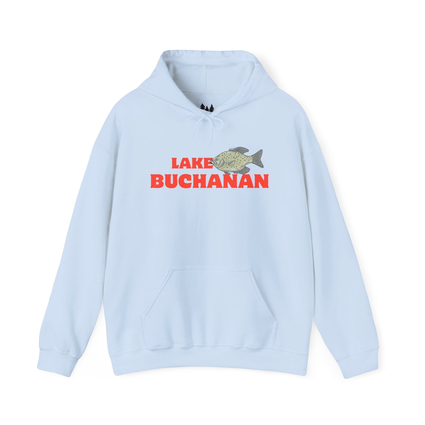Lake Buchanan Fishing Hoodie, Unisex Comfortable Sweatshirt, Relaxed Fit for Outdoor Enthusiasts, Gift for Fishermen, Casual Lake Apparel