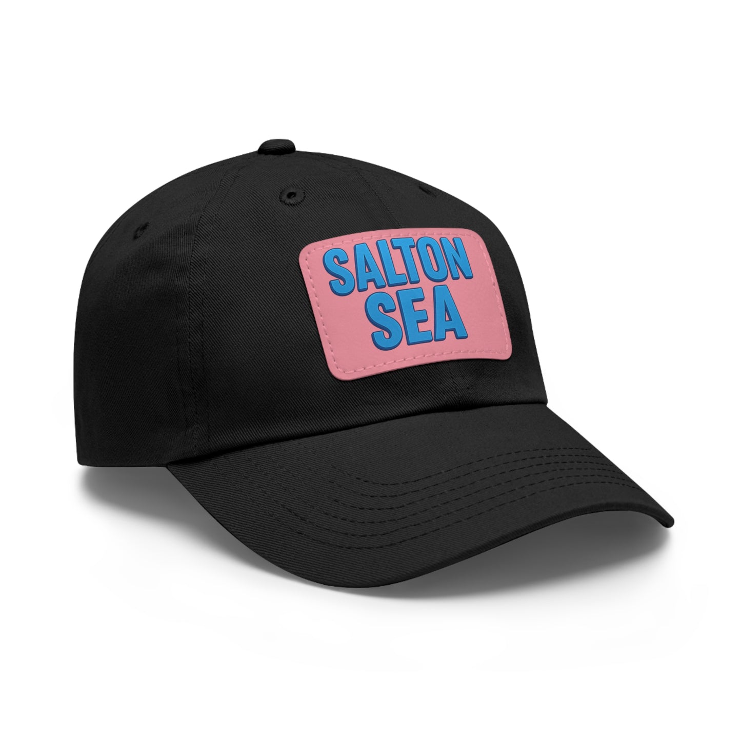 Salton Sea Dad Hat with Leather Patch (Rectangle)