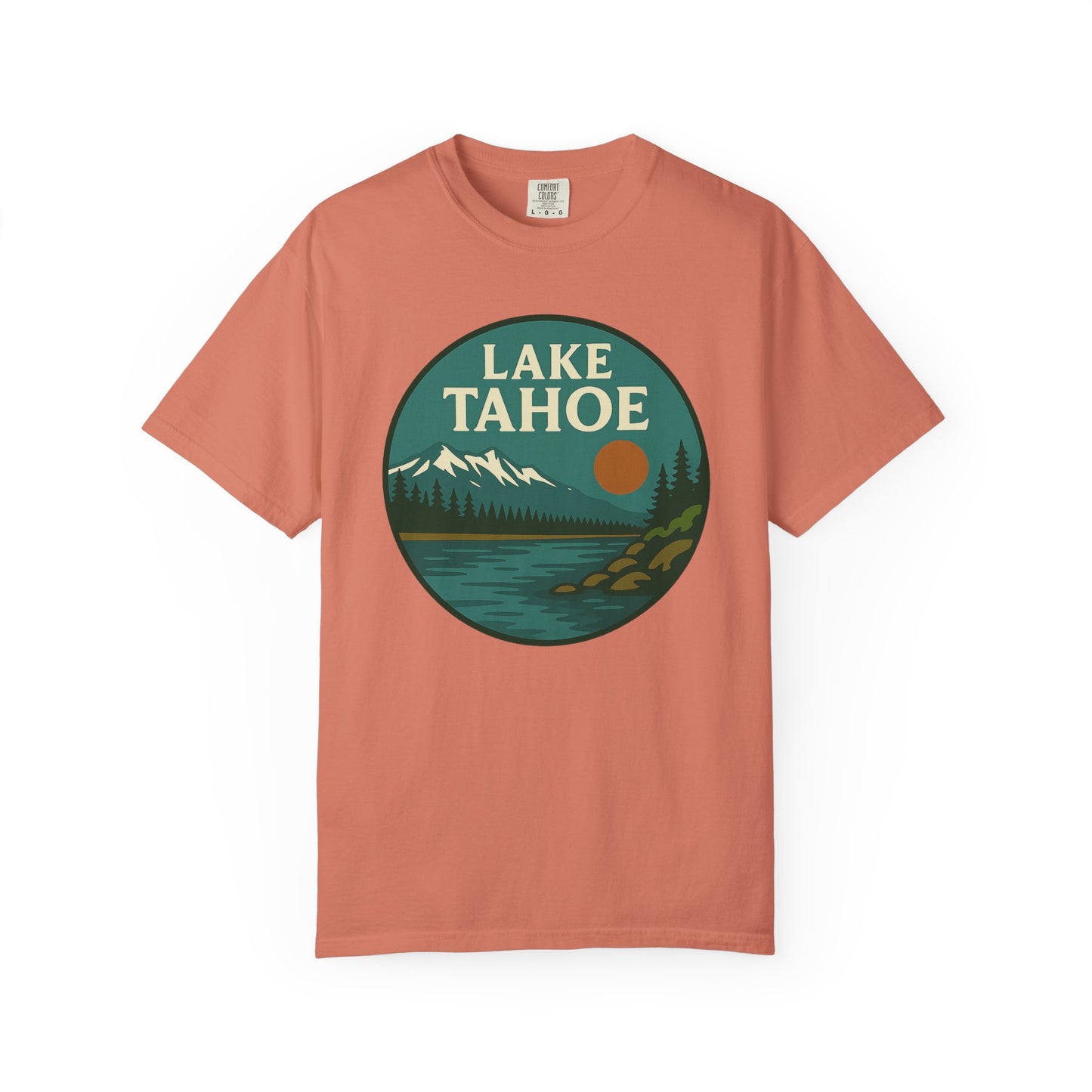 Lake Tahoe Unisex T-Shirt, Casual Graphic Tee, Nature Lover Gift, Outdoor Adventure Shirt, Vacation Souvenir, Summer Wear