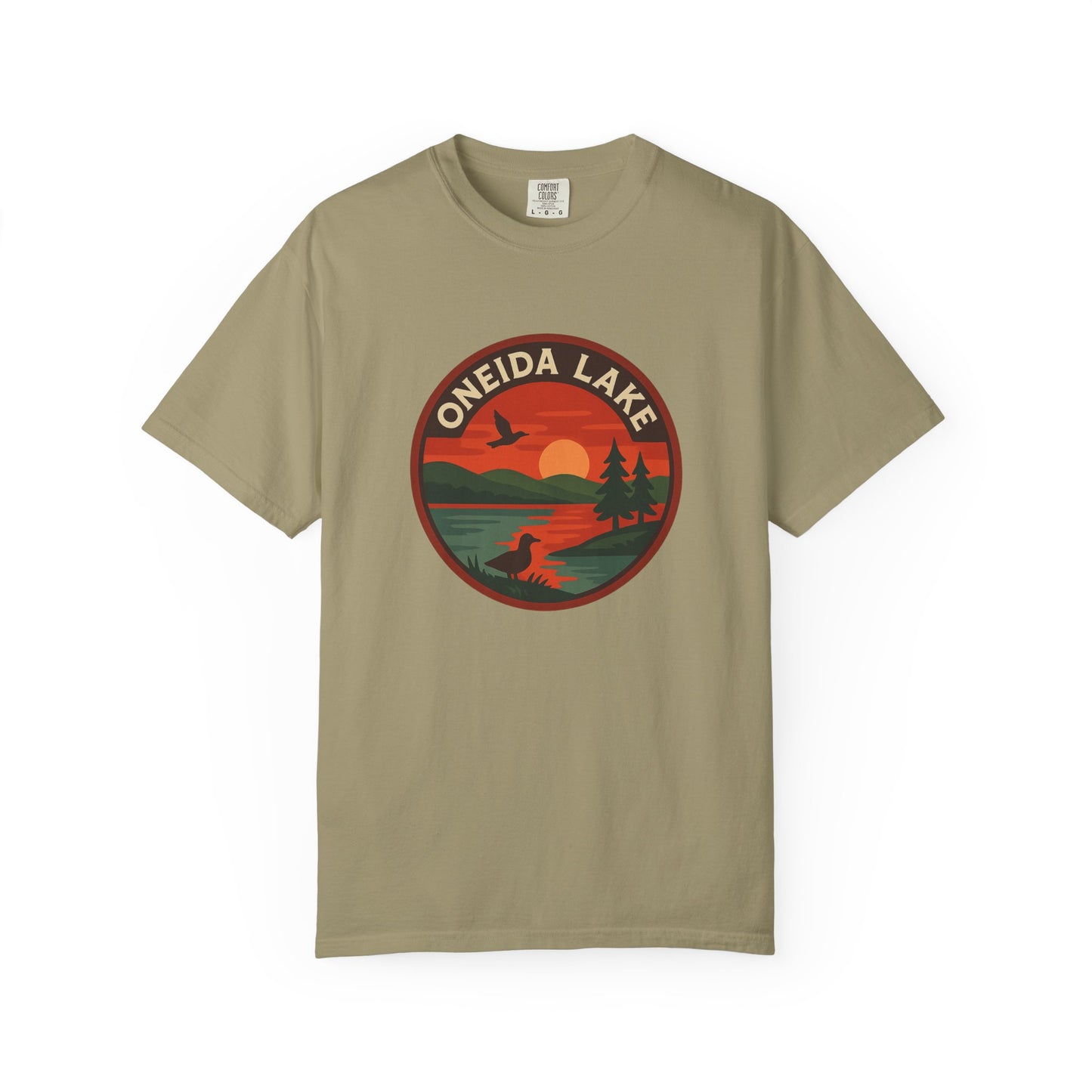 Oneida Lake Unisex Garment-Dyed T-shirt