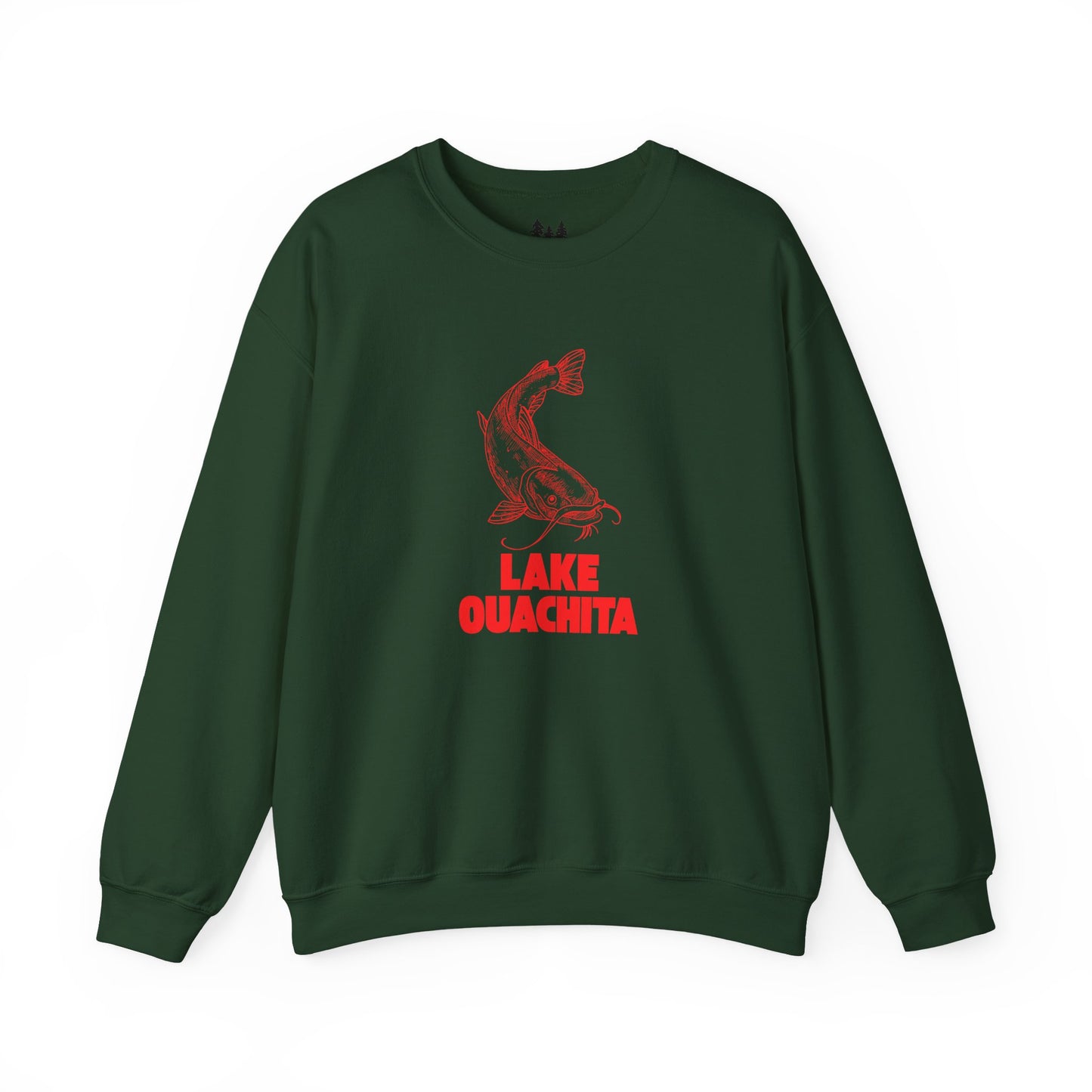 Lake Ouachita Fishing Sweatshirt, Cozy Crewneck, Perfect for Outdoorsy Lovers, Casual Wear, Gift for Nature Enthusiasts, Lake Life Apparel