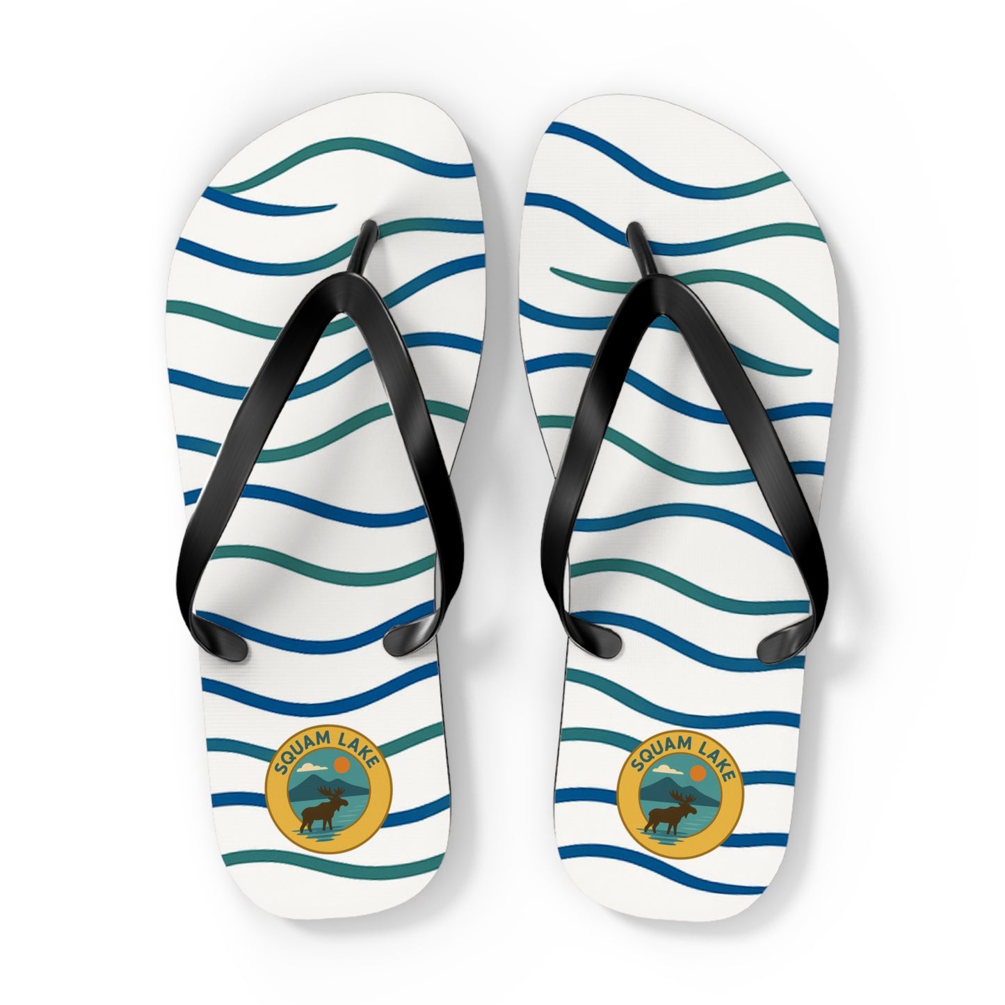 Beachy Vibes Flip Flops - Summer Sandals, Poolside Footwear, Vacation Essentials, Casual Summer Shoes, Beach Accessories