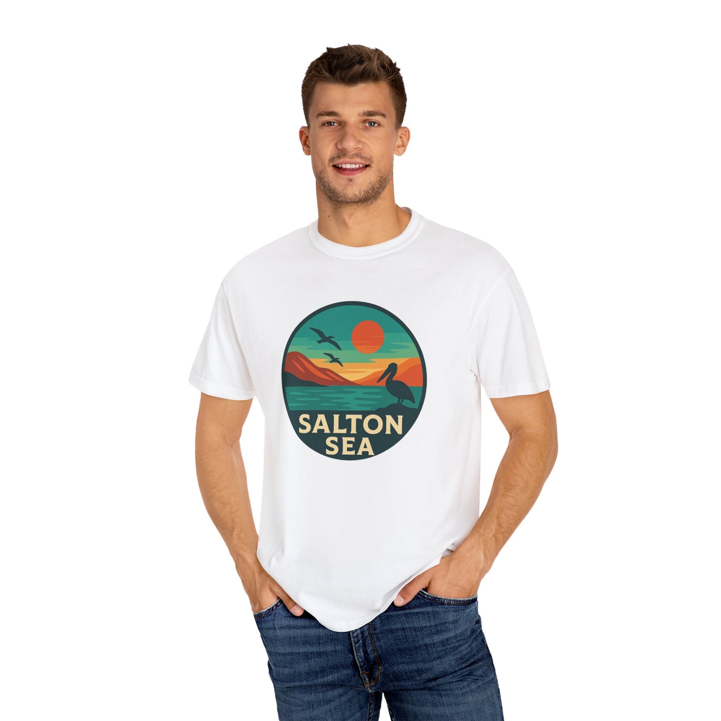 Salton Sea Unisex Garment-Dyed T-shirt
