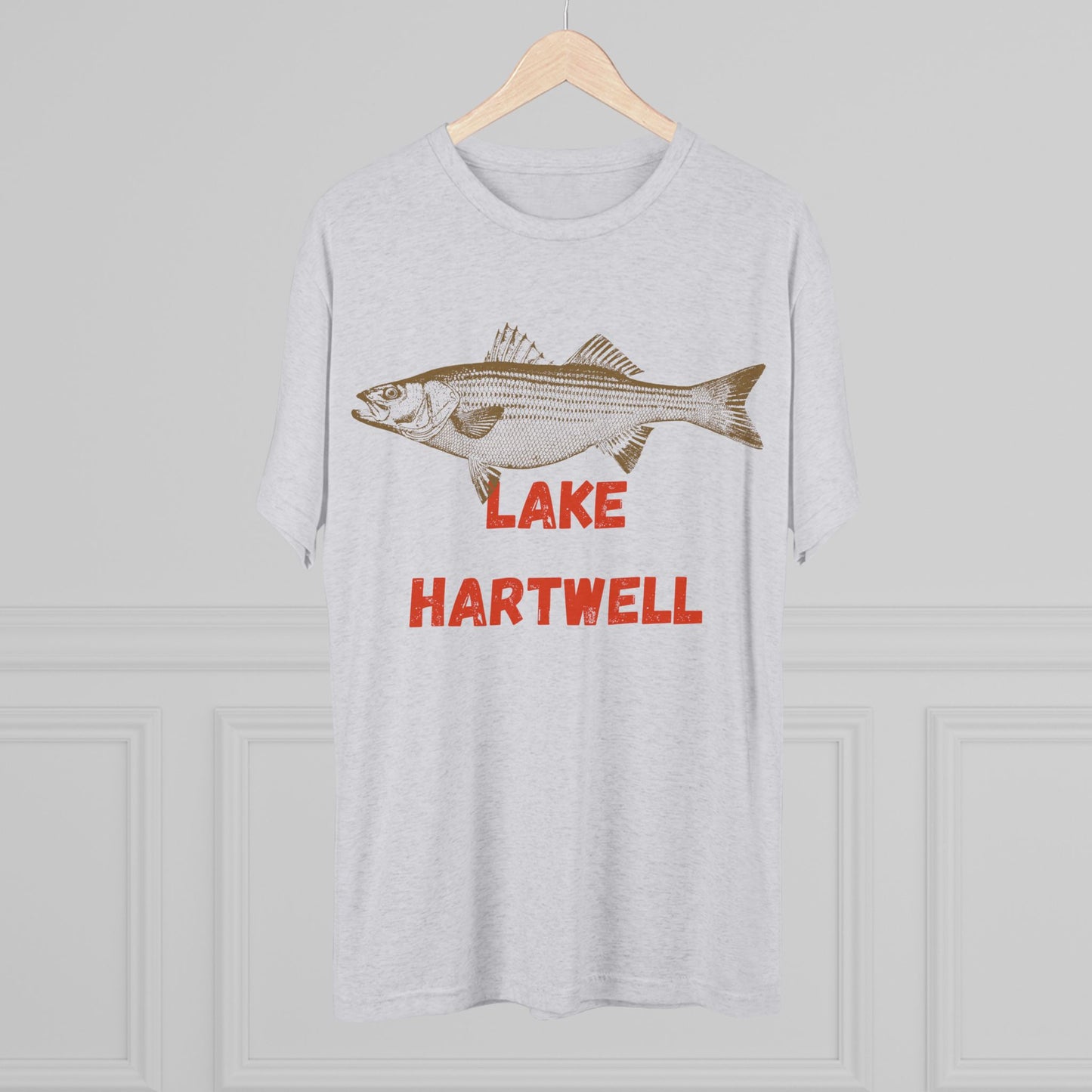 Lake Hartwell Fishing Tee, Unisex Crew Neck Shirt, Summer Lake Apparel, Gift for Fishermen, Outdoor Adventure T-Shirt, Lake House Style