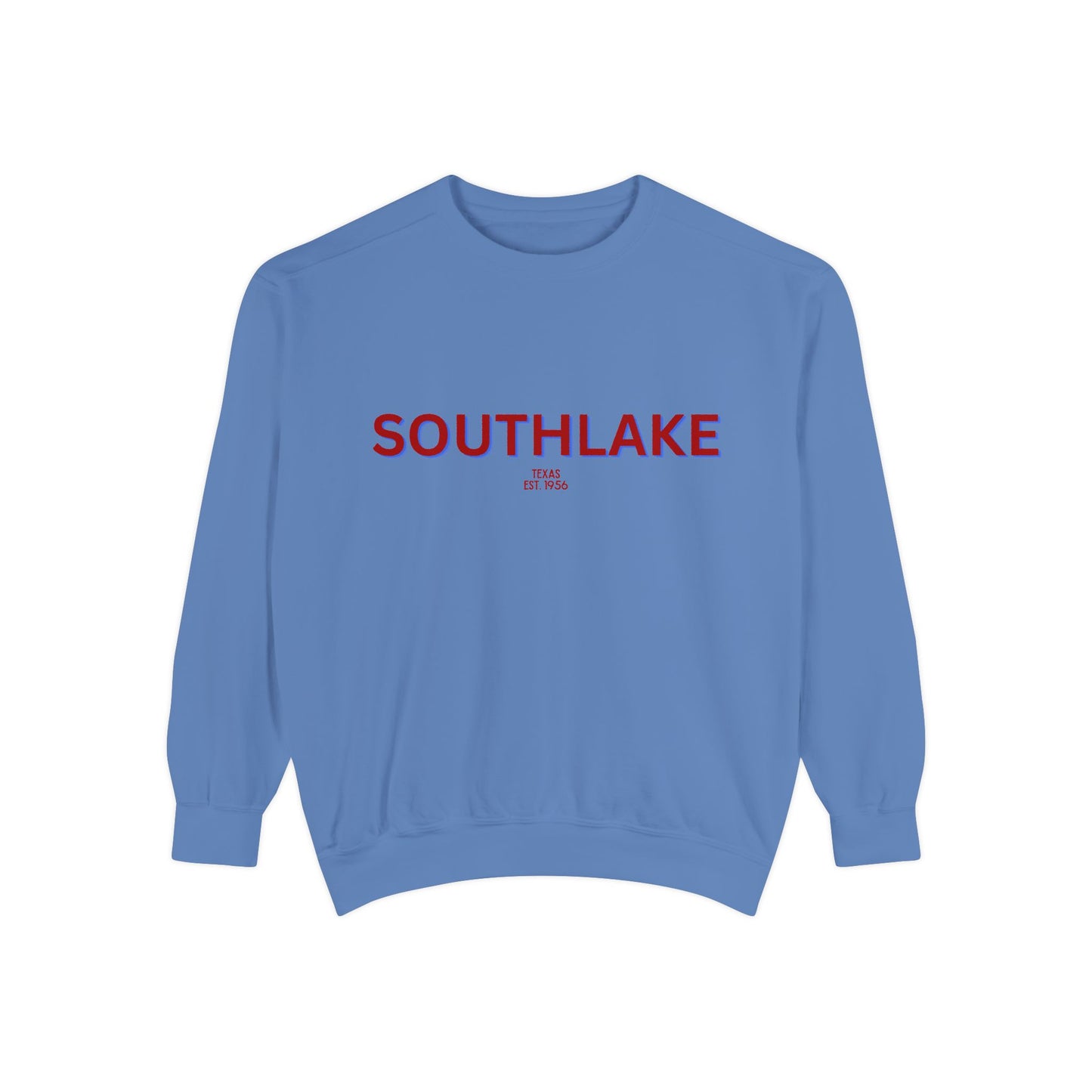 Southlake Unisex Garment-Dyed Sweatshirt | Cozy Fashion, Perfect for Casual Outings, Gifts, Fall & Winter Style, Everyday Comfort
