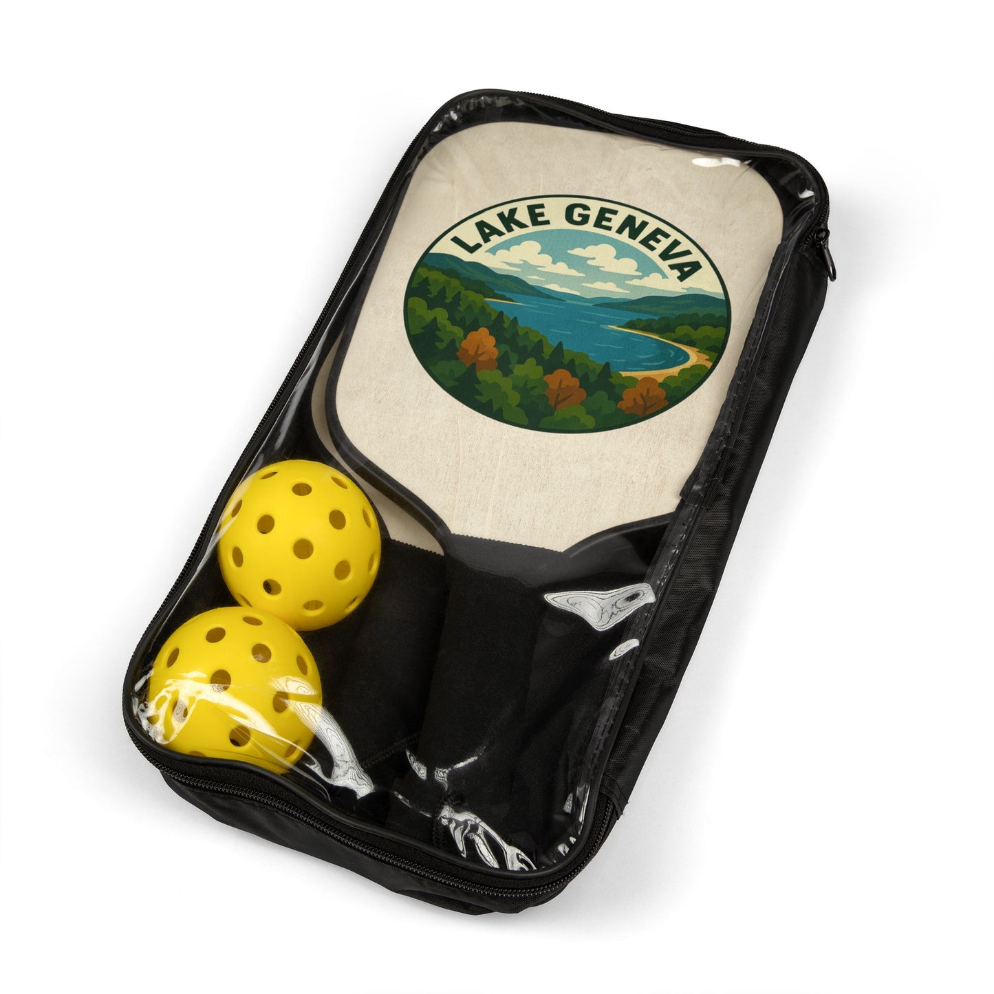 Lake Geneva Paddle Set - Perfect for Outdoor Fun, Sporty Gift, Team Play, Family Activities, Best for Picnics, Holidays