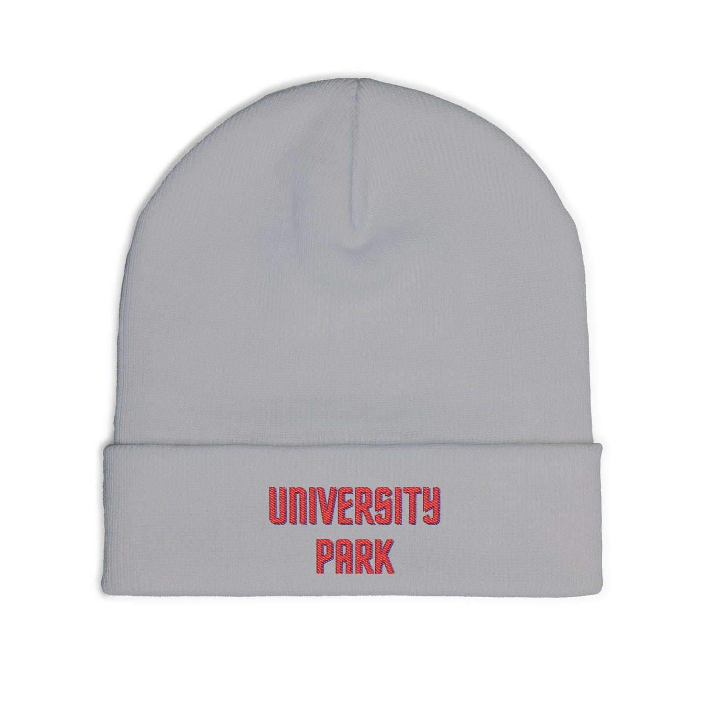 University Park Cozy Custom Knit Beanie - Personalized Hat, Winter Accessory, Gifts for Him, Her, Stylish Warmth