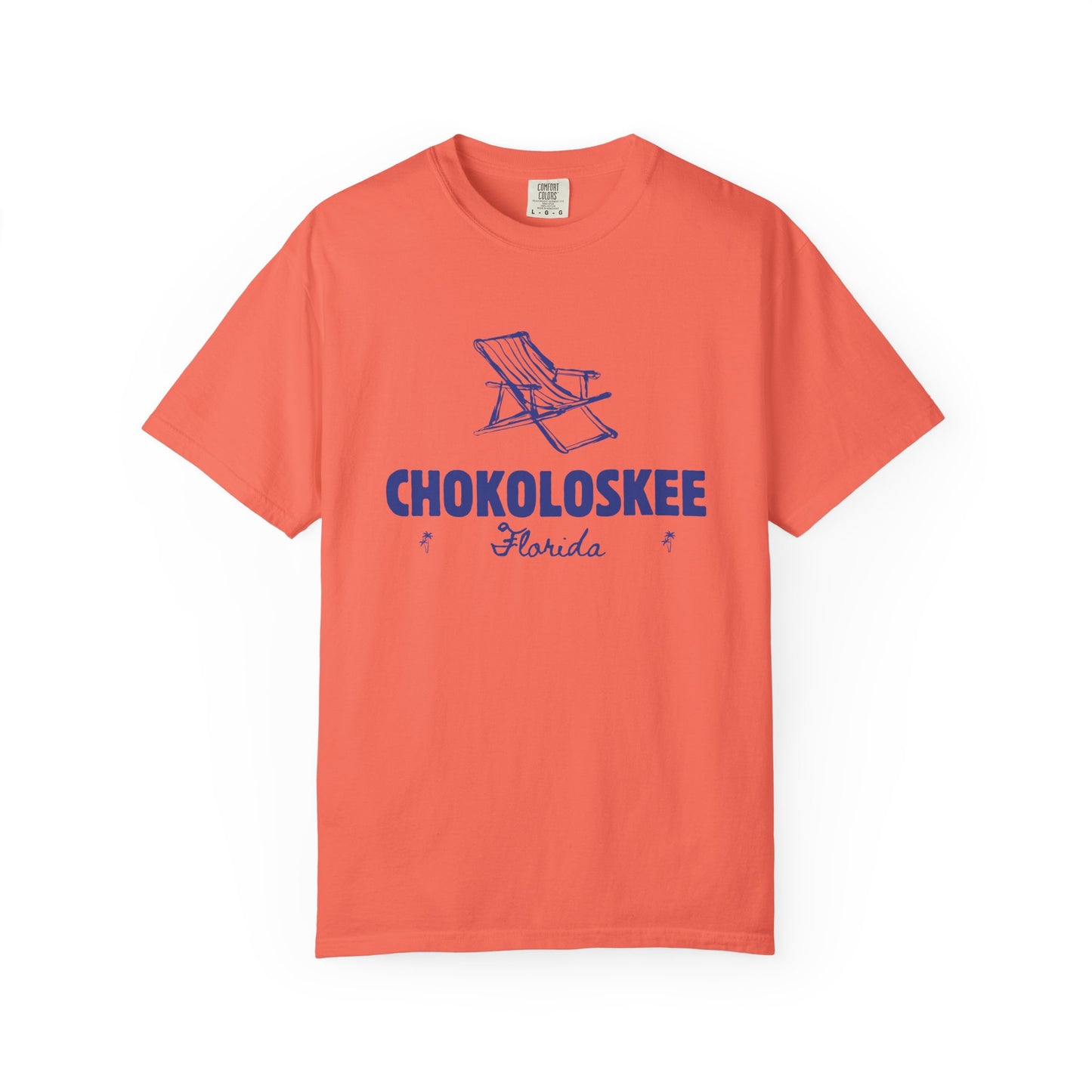 Chokoloskee - Unisex Garment-Dyed T-shirt, Casual Outfit, Gift for Nature Lovers, Vacation Essentials