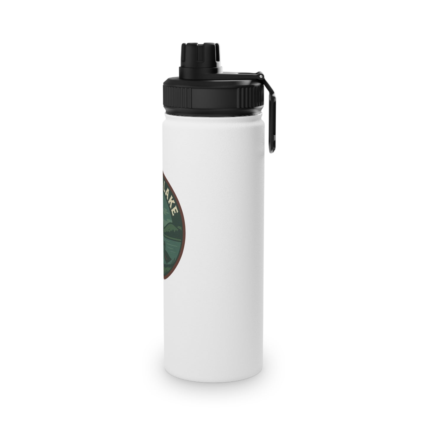Oneida Lake Stainless Steel Water Bottle, Sports Lid