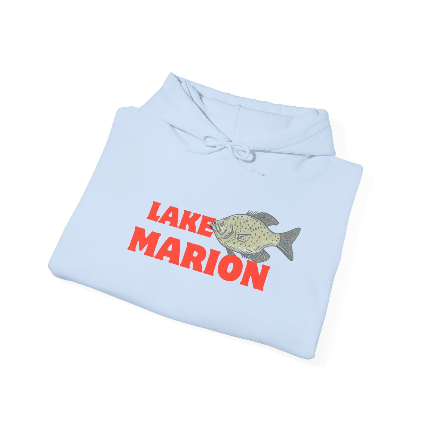 Lake Marion Fishing Hoodie, Unisex Comfortable Sweatshirt, Relaxed Fit for Outdoor Enthusiasts, Gift for Fishermen, Casual Lake Apparel