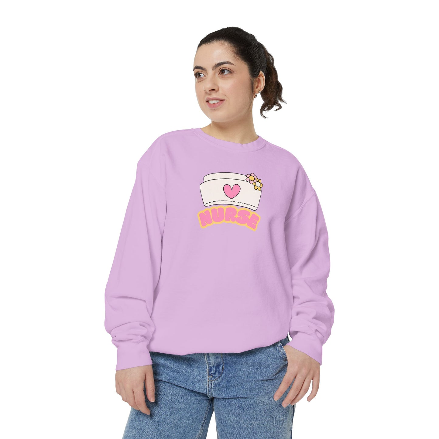 Nurse Love Sweatshirt, Cozy Gift for Healthcare Workers, Unique Gift for Nurses, Casual Medical Apparel, Nurse Appreciation