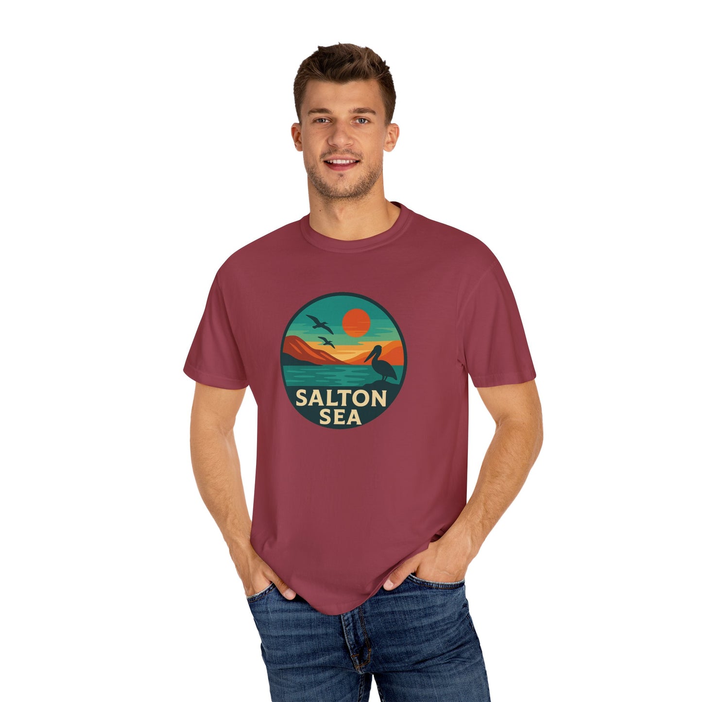 Salton Sea Unisex T-Shirt, Casual Graphic Tee, Nature Lover Gift, Outdoor Adventure Shirt, Vacation Souvenir, Summer Wear