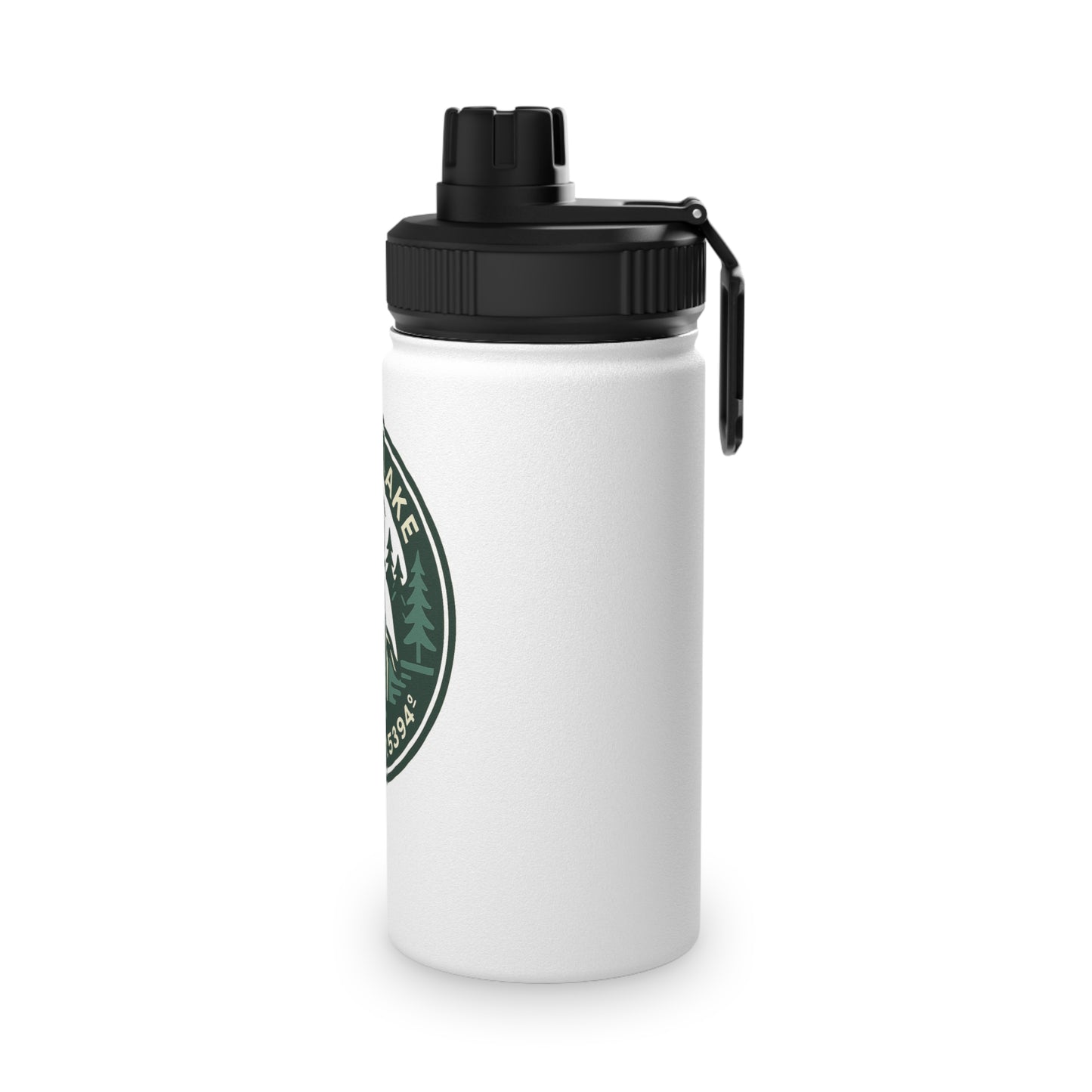 Squam Lake Stainless Steel Water Bottle, Sports Lid