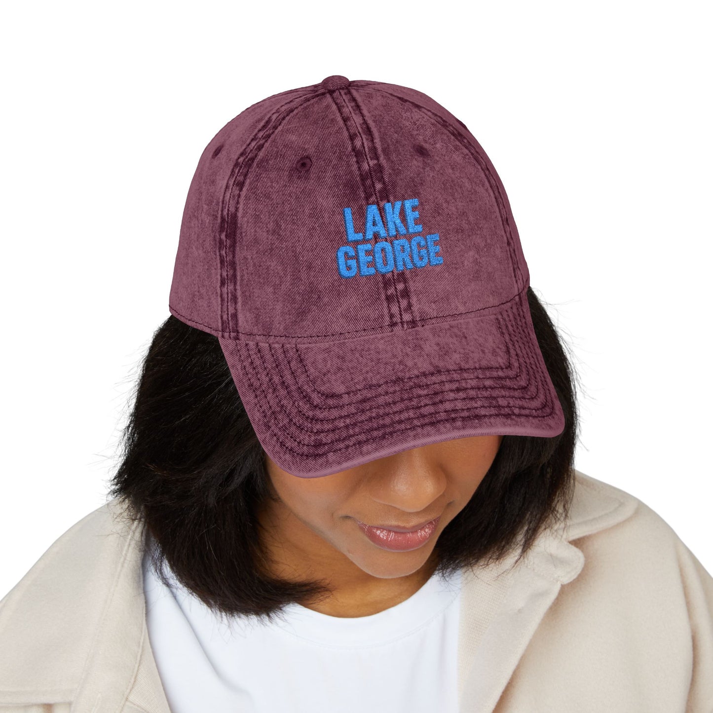 Lake George Vintage Cap (Embroidery)