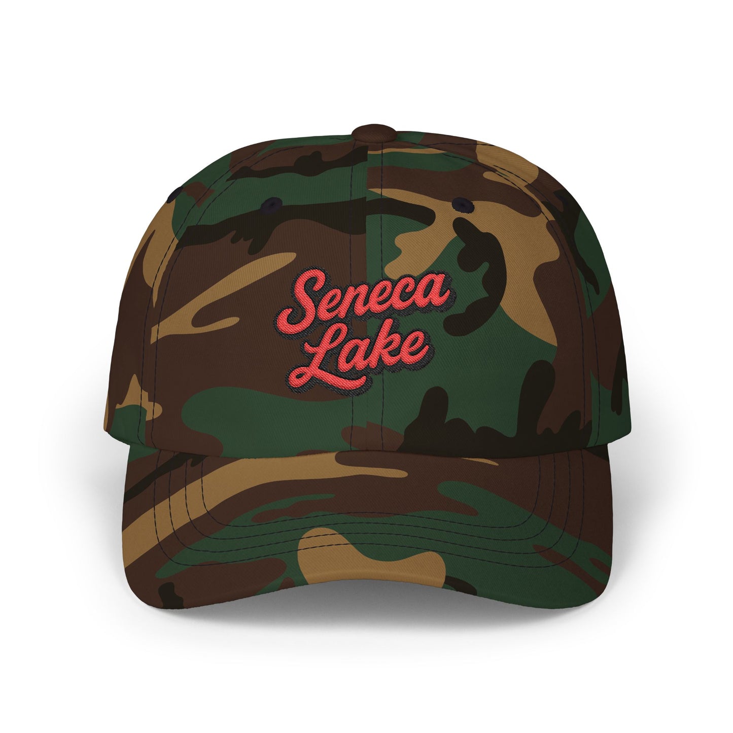 Seneca Lake Stylish Dad Cap, Casual Summer Hat, Outdoor Accessory, Gift for Father's Day, Boating Trip Gear, Everyday Wear