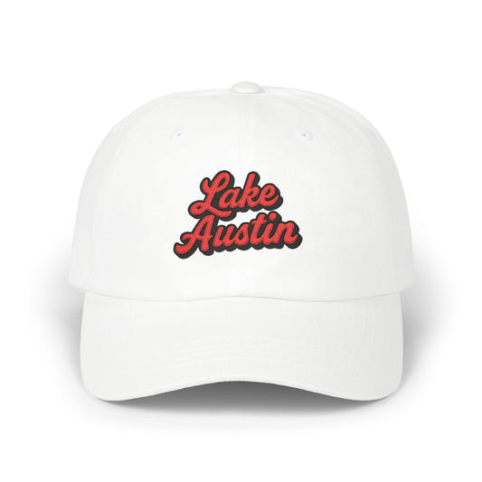 Lake Austin Stylish Dad Cap, Casual Summer Hat, Outdoor Accessory, Gift for Father's Day, Boating Trip Gear, Everyday Wear