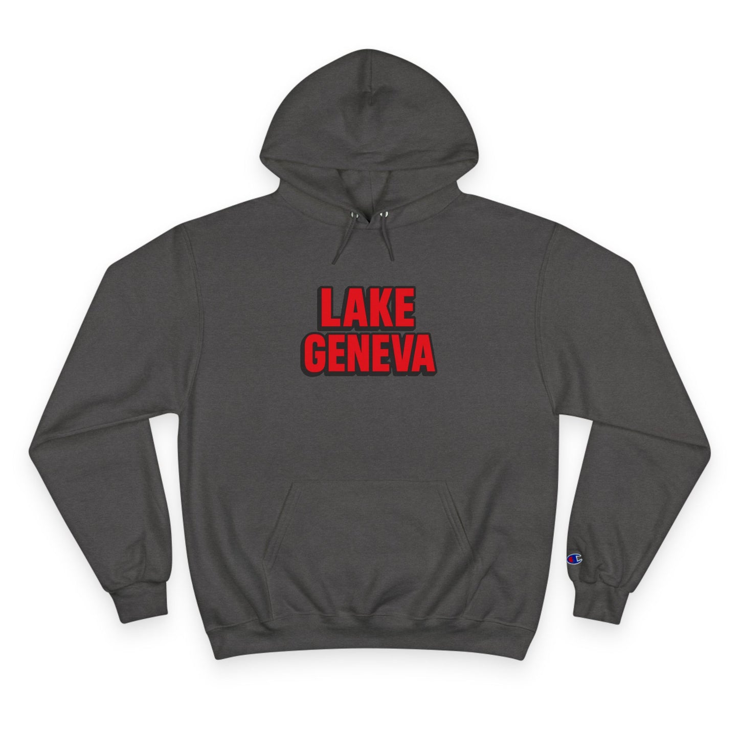 Lake Geneva Cozy Hoodie, Perfect for Outdoor Adventures, Lake Days, Gifts for Nature Lovers, Comfortable Sweatshirt