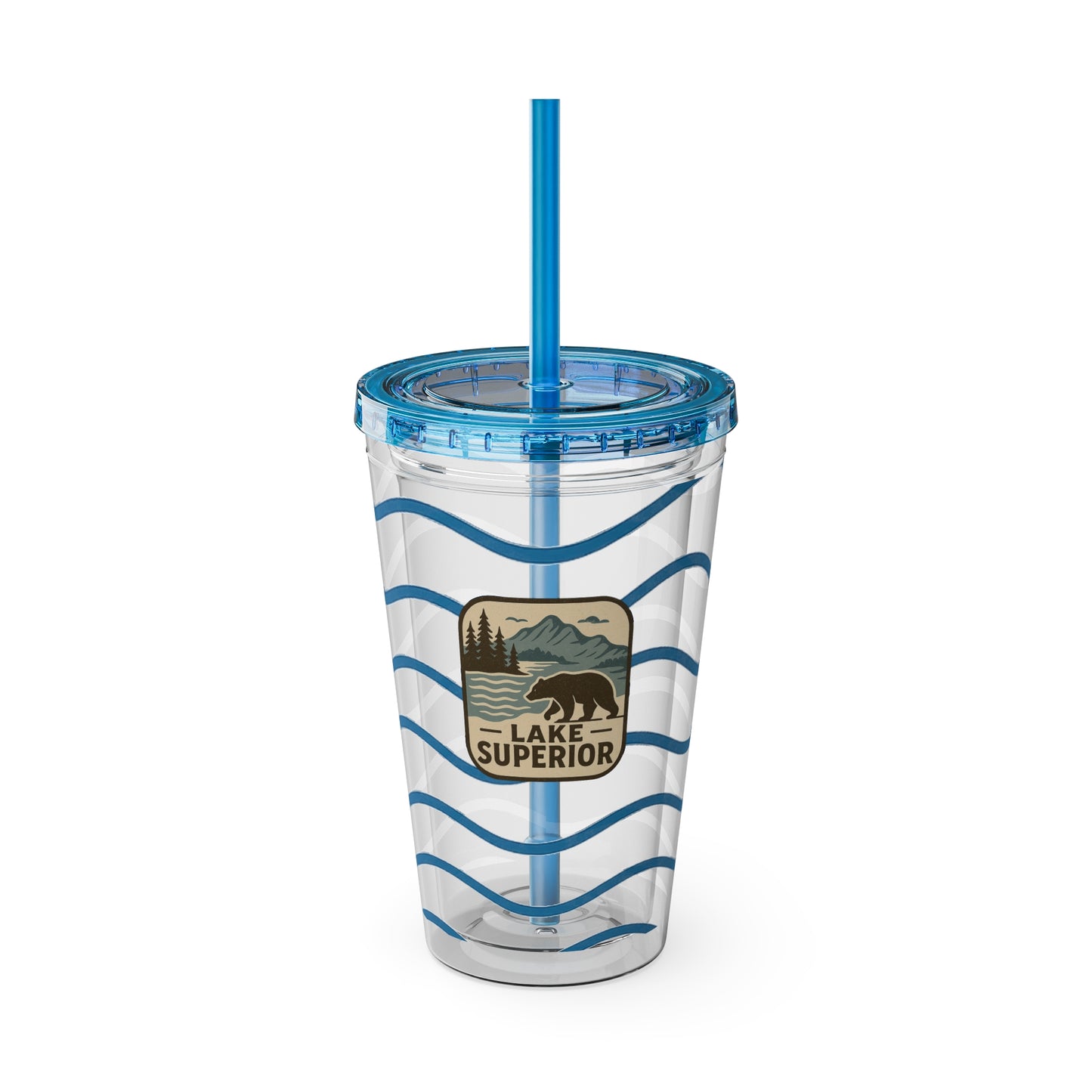 Lake Superior Sunsplash Tumbler, 16oz Clear Drink Cup for Outdoor Adventures, Customizable Travel Mug, Perfect for Summer Fun, Eco-Friendly Beverage [...]