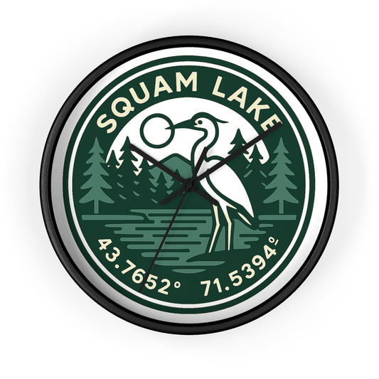 Squam Lake Wall Clock