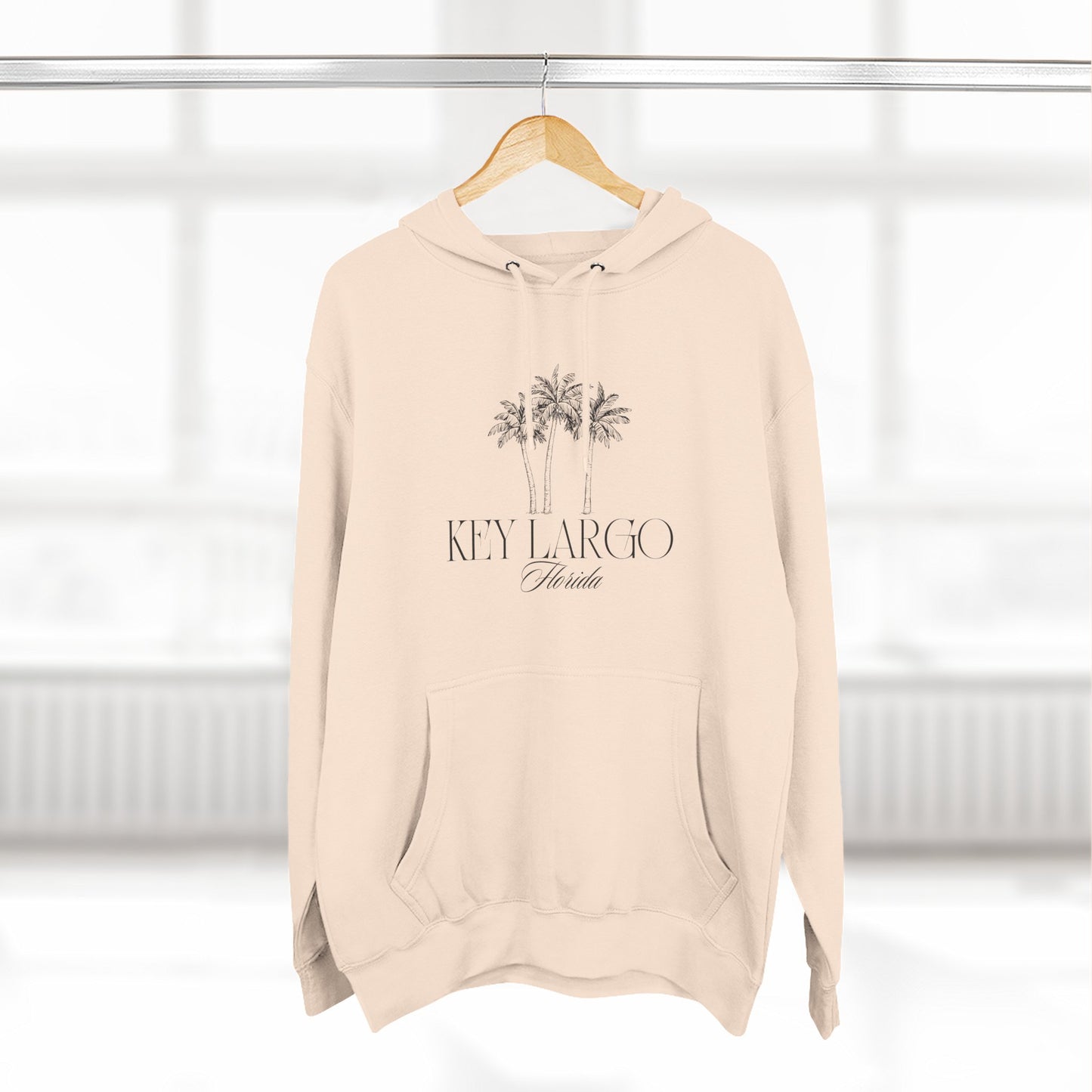Key Largo Vibes Hoodie with Design, Perfect for Autumn Lovers, Comfortable and Stylish, Great Gift for Vacations