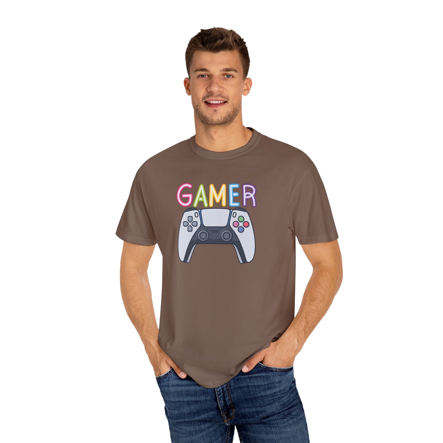 Gamer Controller Unisex Garment-Dyed T-shirt