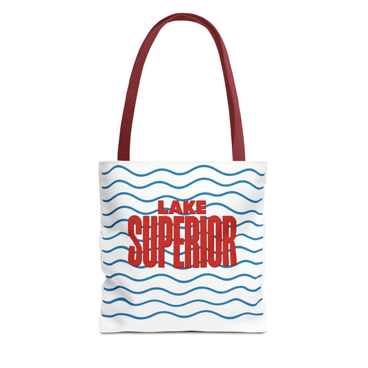 Lake Superior Tote Bag - Perfect for Beach Days, Travel, Lake Lovers, Summer Outings, Gift Idea