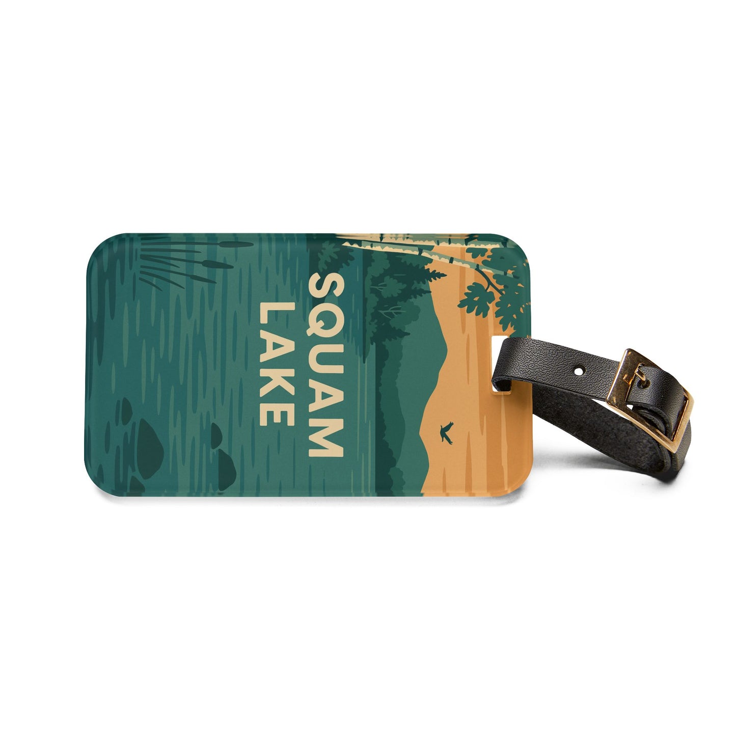 Squam Lake Luggage Tag