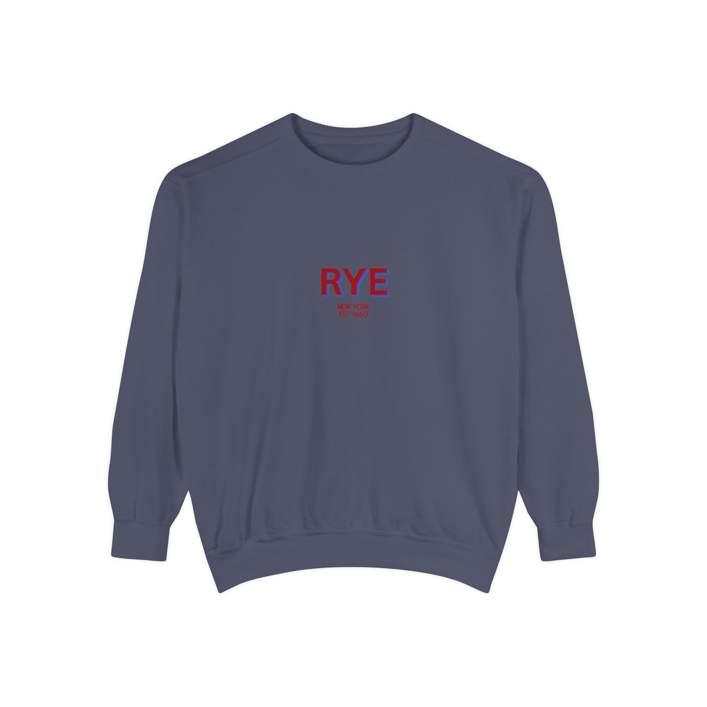 Rye Unisex Garment-Dyed Sweatshirt | Cozy Fashion, Perfect for Casual Outings, Gifts, Fall & Winter Style, Everyday Comfort