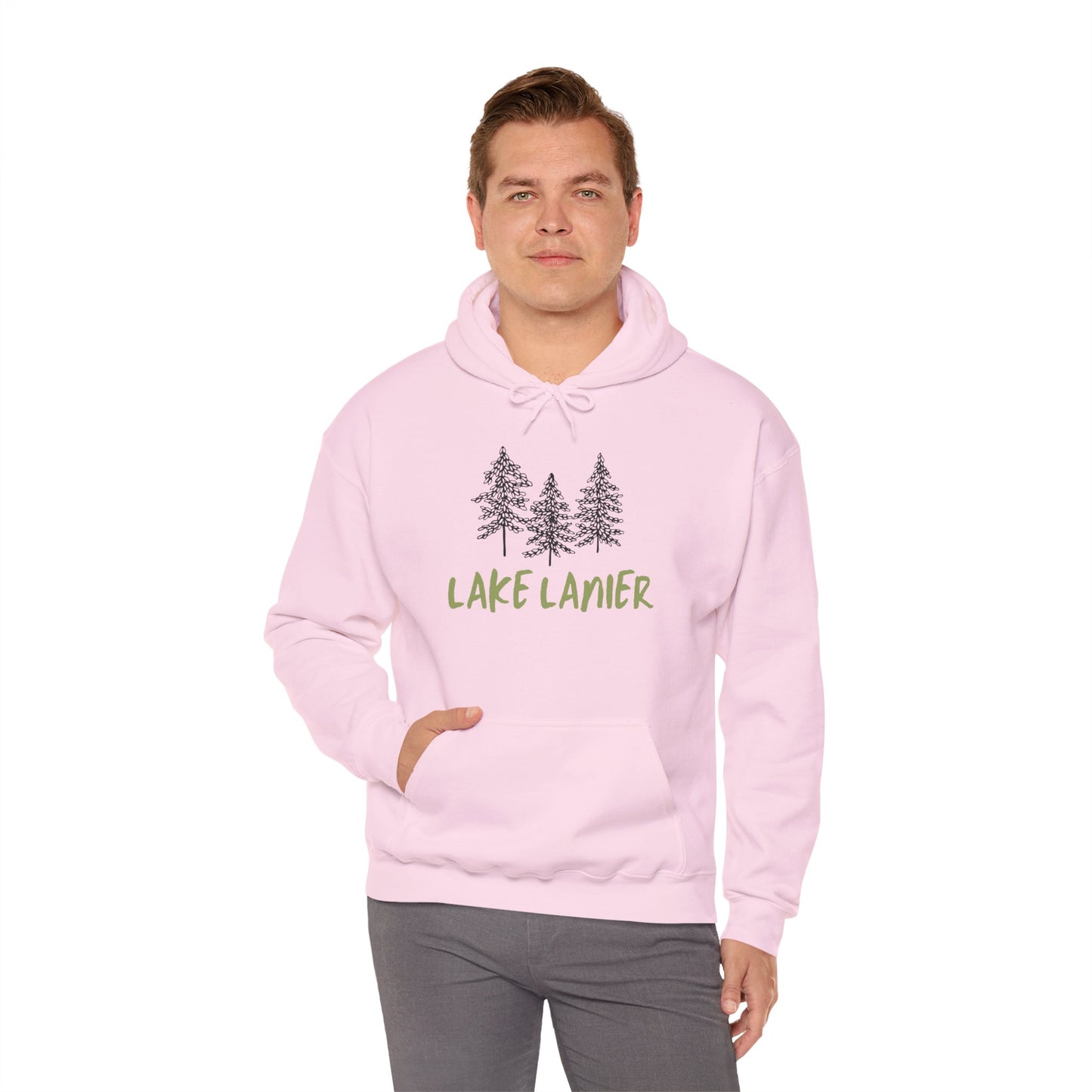 Lake Lanier Hoodie, Cozy Unisex Sweatshirt, Nature Lover Gift, Lake House Apparel, Perfect for Outdoors, Summer Vibes, Travel Wear