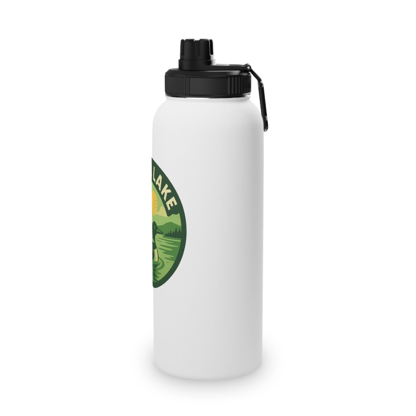 Leech Lake Stainless Steel Water Bottle, Sports Lid