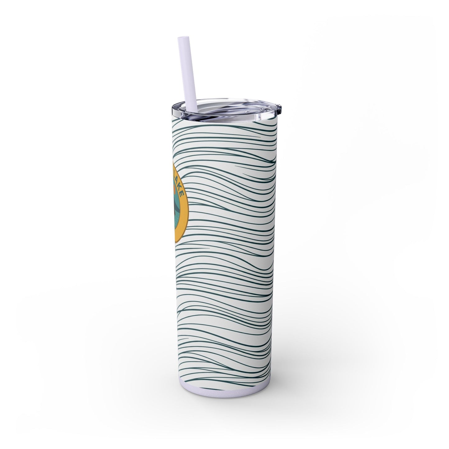 Squam Lake Skinny Tumbler - 20oz Travel Mug, Eco-Friendly Drinkware for Adventurers, Ideal for Camping, Picnics, and Daily Hydration
