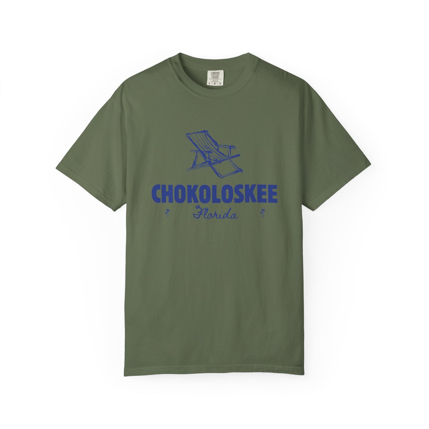 Chokoloskee - Unisex Garment-Dyed T-shirt, Casual Outfit, Gift for Nature Lovers, Vacation Essentials