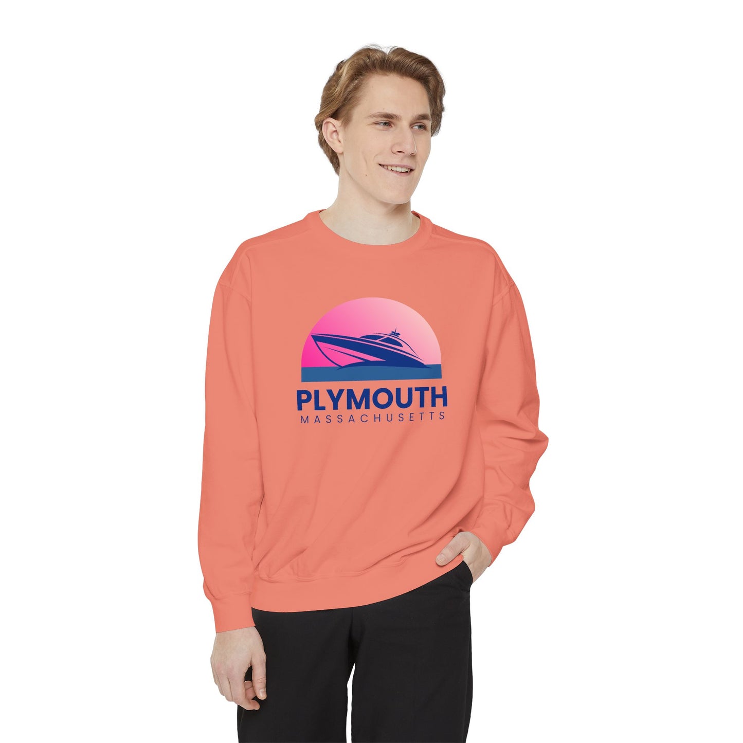Plymouth Unisex Sweatshirt, Cozy, Perfect Autumn Gift, Relaxed Style for All