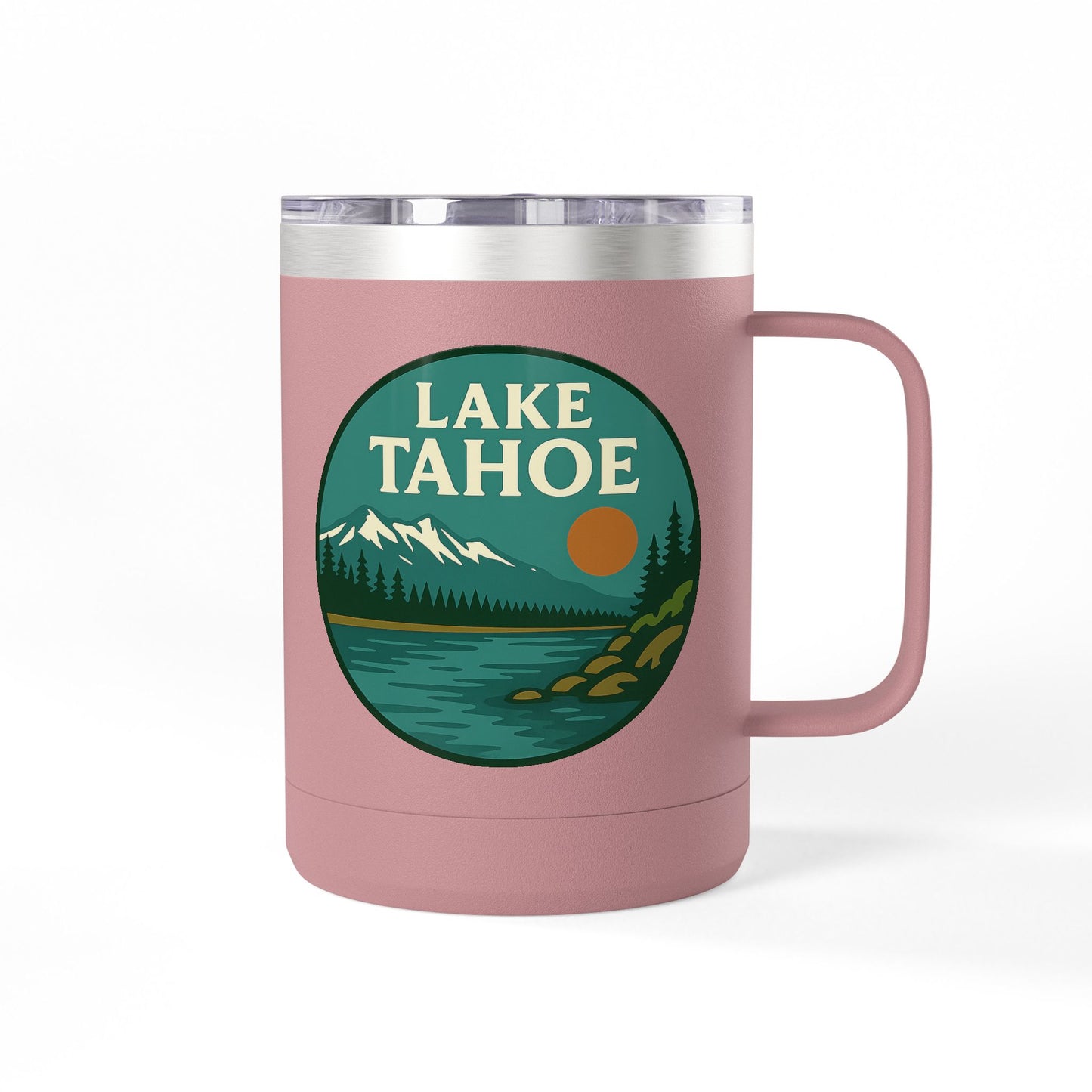 Lake Tahoe Coffee Mug Tumbler, 15oz