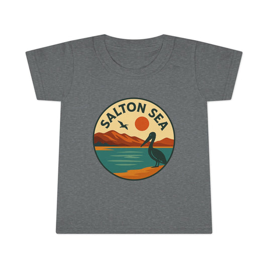 Salton Sea Toddler T-Shirt | Nature Lovers Kids Tee | Cute Gift for Birthdays, Holidays, Family Outings, Summer Fun, Eco-Friendly Kids