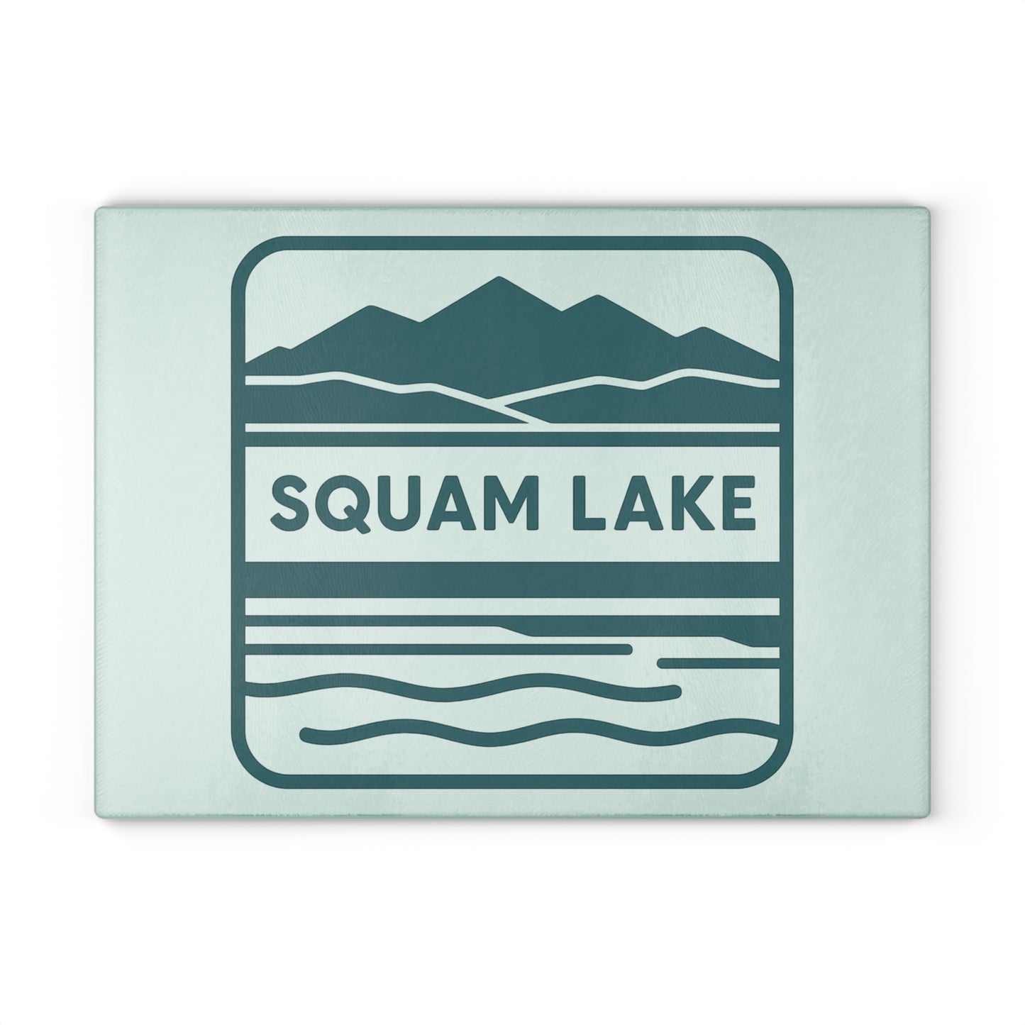 Squam Lake Glass Cutting Board