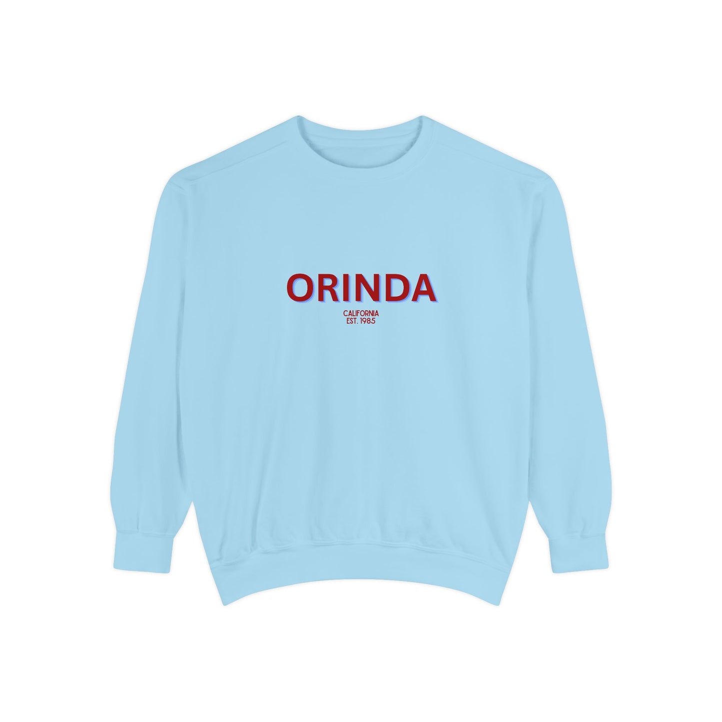 Orinda Unisex Garment-Dyed Sweatshirt | Cozy Fashion, Perfect for Casual Outings, Gifts, Fall & Winter Style, Everyday Comfort