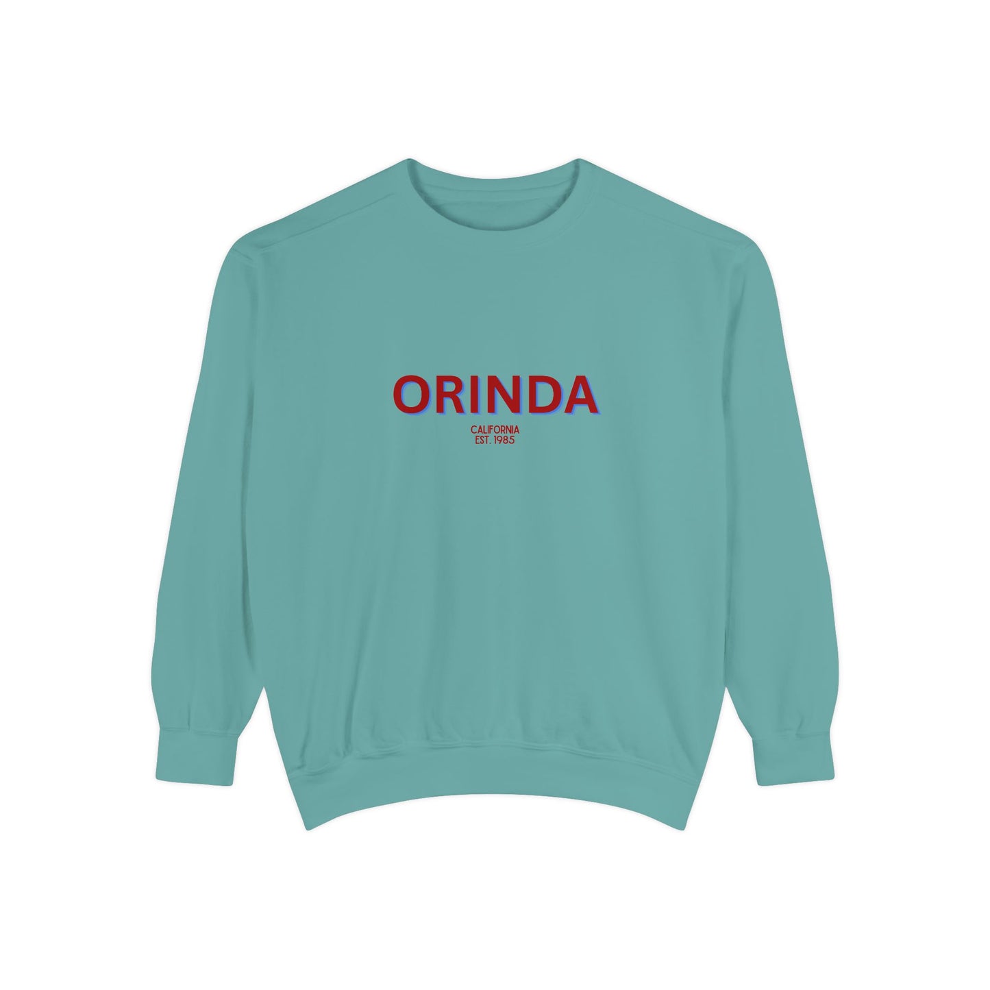 Orinda Unisex Garment-Dyed Sweatshirt | Cozy Fashion, Perfect for Casual Outings, Gifts, Fall & Winter Style, Everyday Comfort