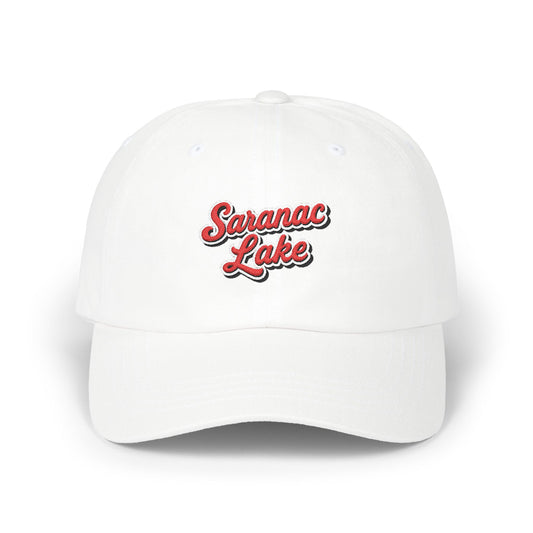 Saranac Lake Stylish Dad Cap, Casual Summer Hat, Outdoor Accessory, Gift for Father's Day, Boating Trip Gear, Everyday Wear