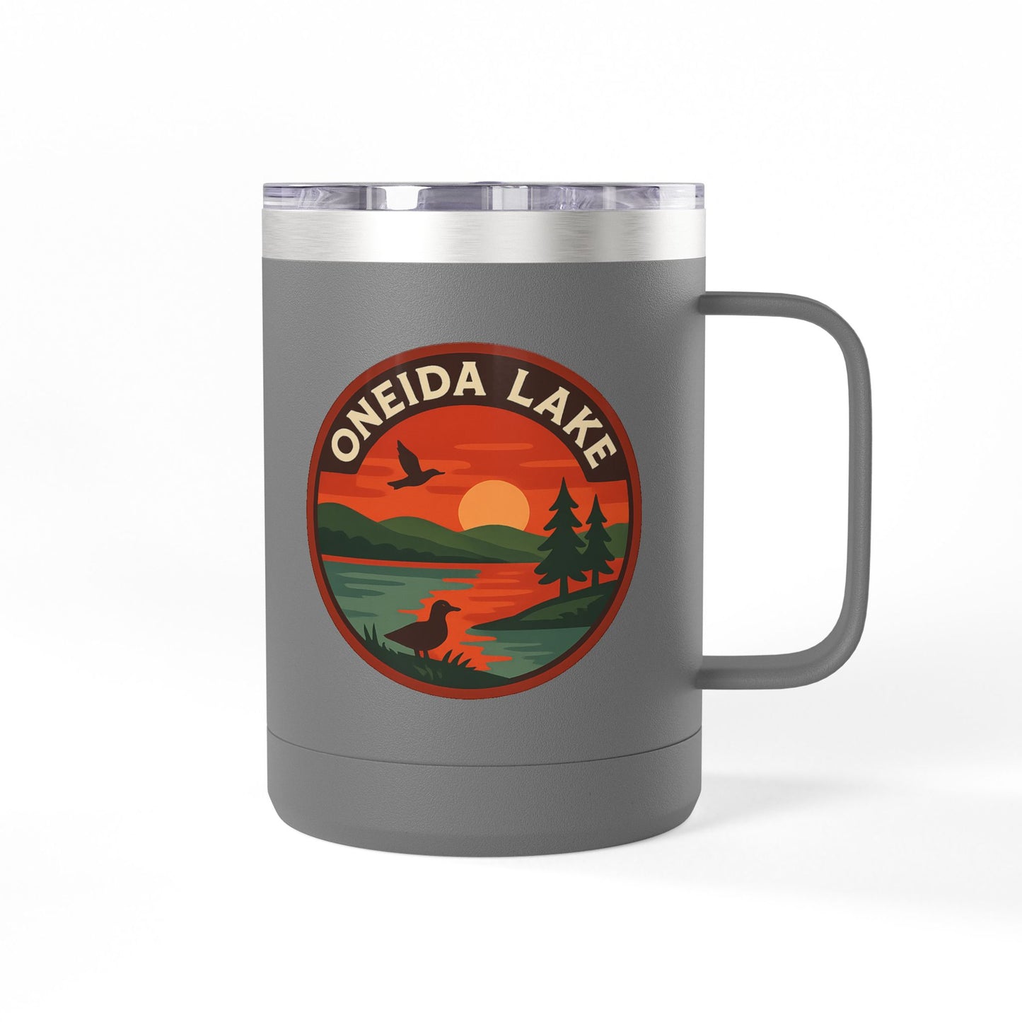 Oneida Lake Coffee Mug Tumbler, 15oz