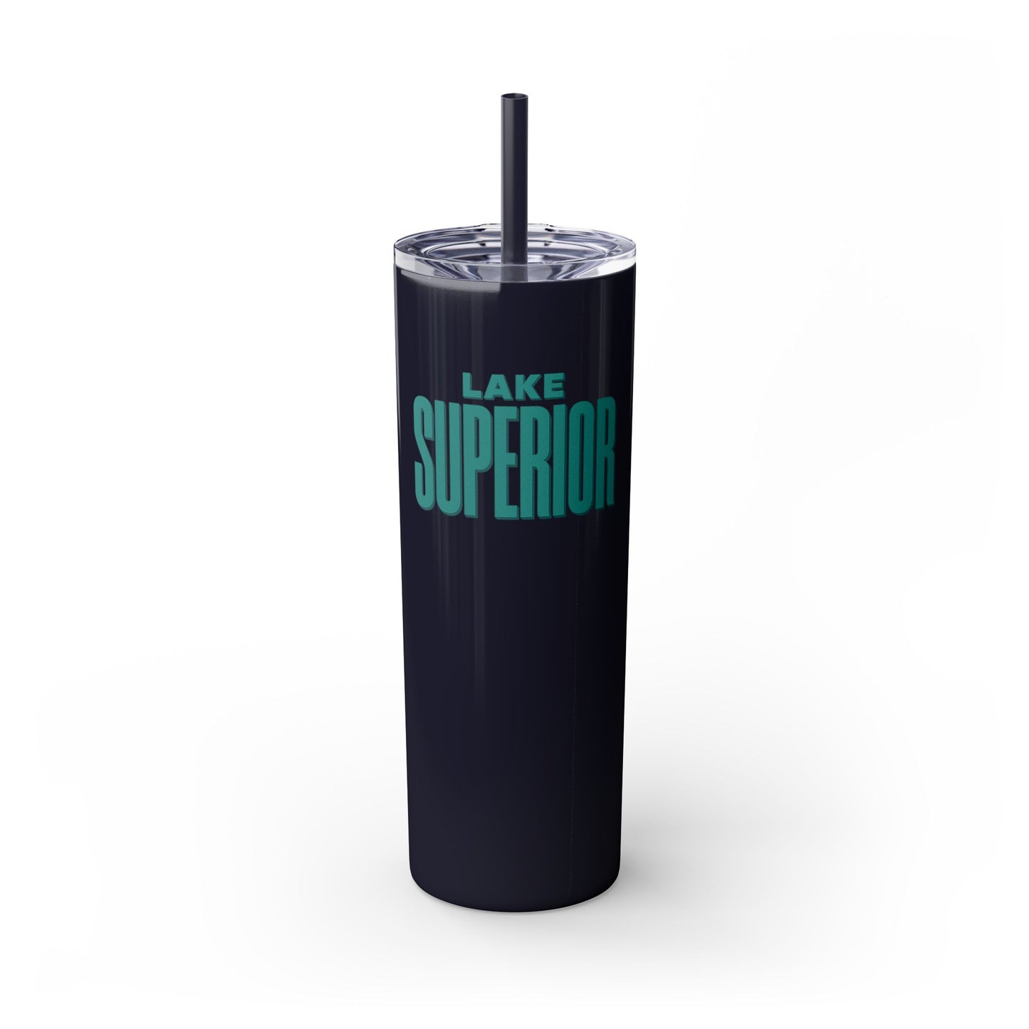 Lake Superior Skinny Tumbler - 20oz Travel Mug, Eco-Friendly Drinkware for Adventurers, Ideal for Camping, Picnics, and Daily Hydration
