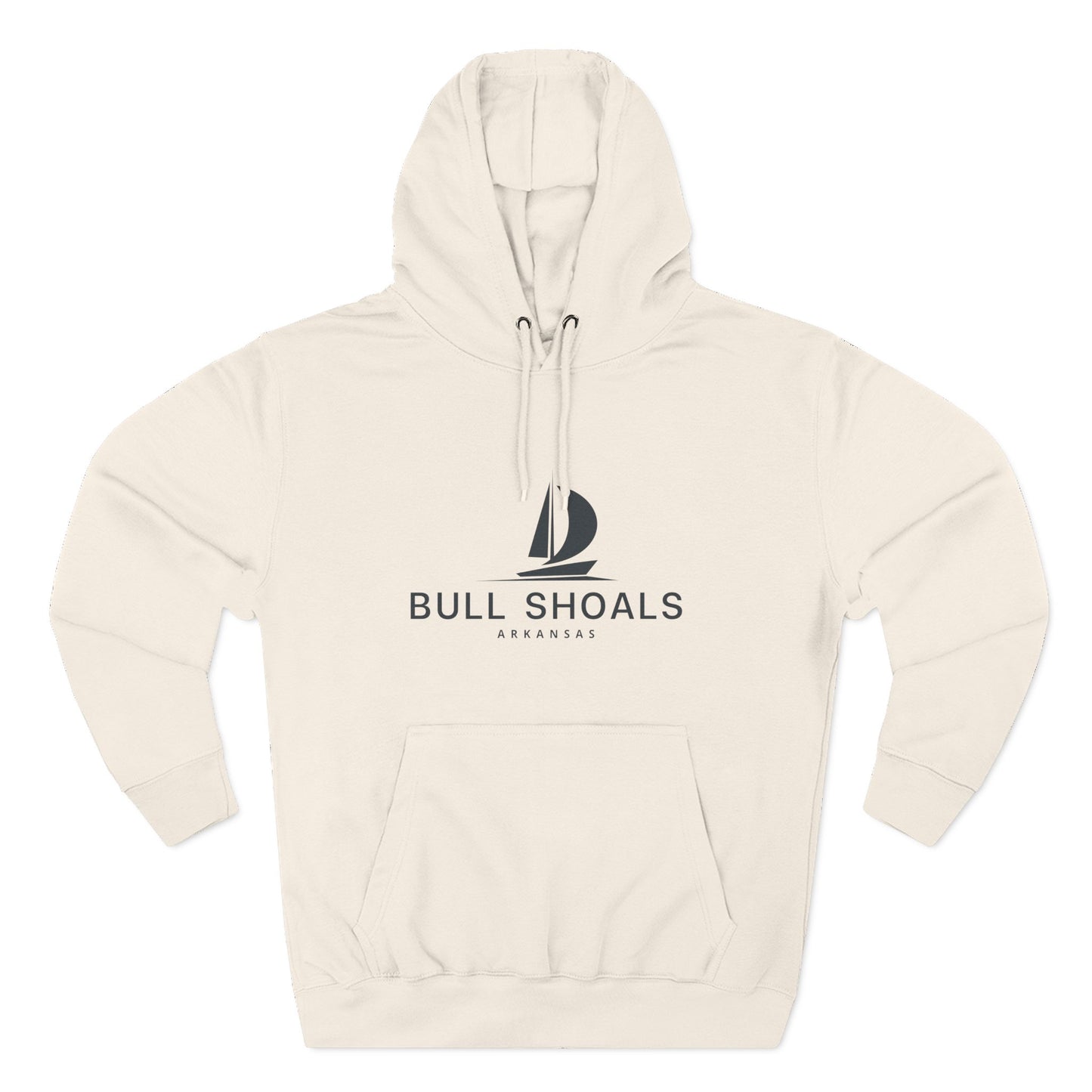 Bull Shoals Inspired Fleece Hoodie, Casual Wear, Relaxation, Gift for Autumn Lovers, Travel Essential