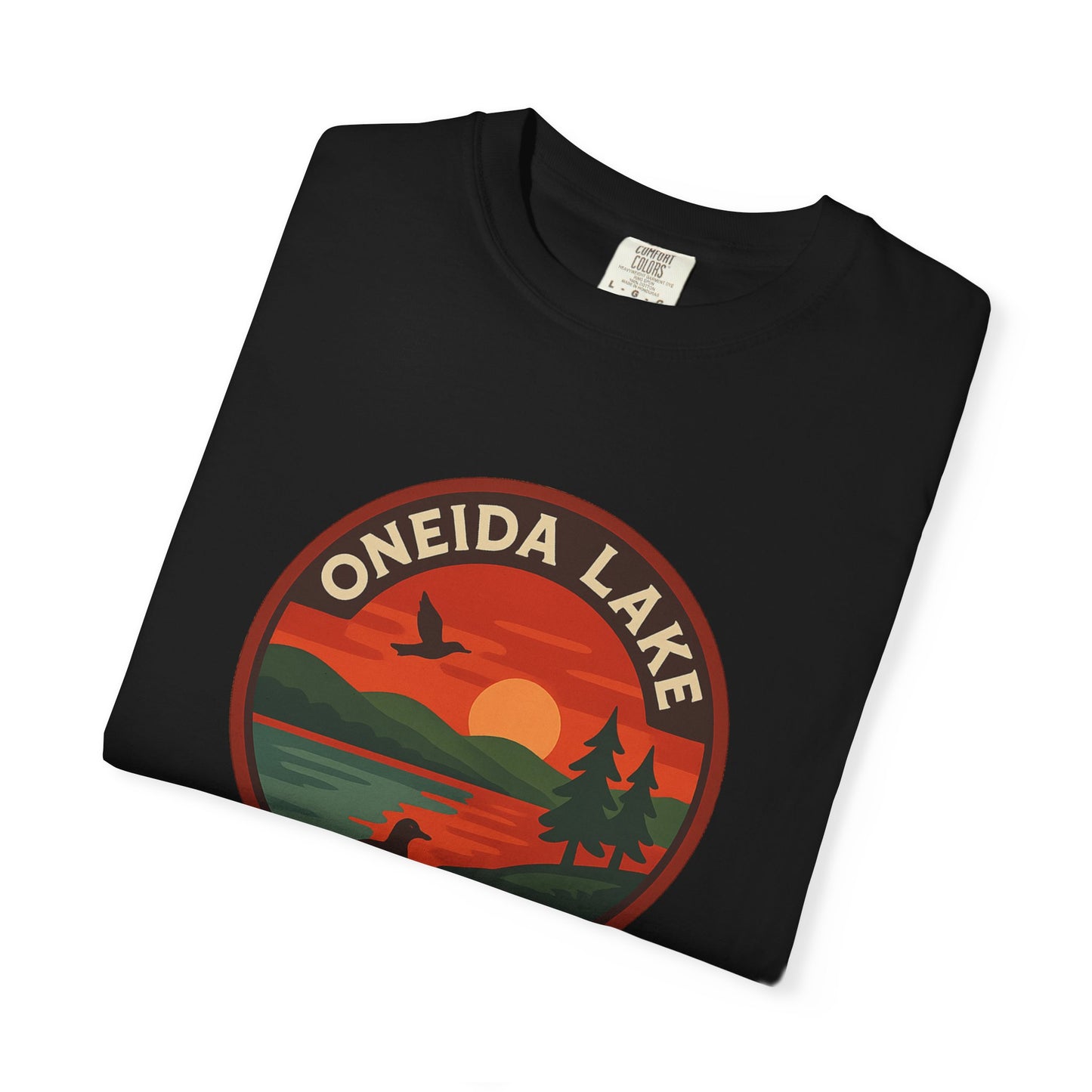 Oneida Lake Unisex Garment-Dyed T-shirt