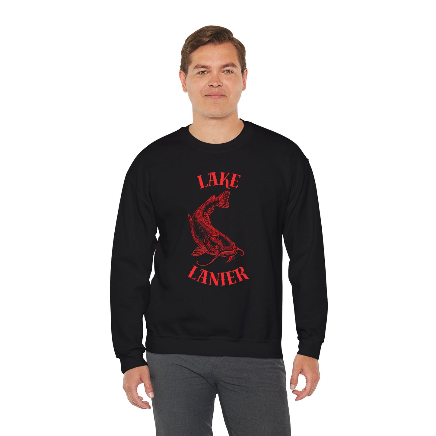 Lake Lanier Sweatshirt | Unisex Heavy Blend™ Crewneck | Perfect for Lake Lovers, Cozy Gift for Outdoors Enthusiasts, Relaxed Style for