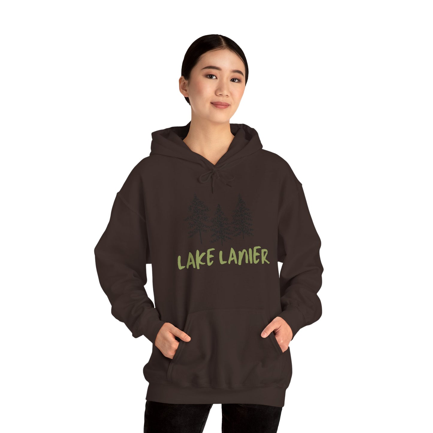 Lake Lanier Hoodie, Cozy Unisex Sweatshirt, Nature Lover Gift, Lake House Apparel, Perfect for Outdoors, Summer Vibes, Travel Wear