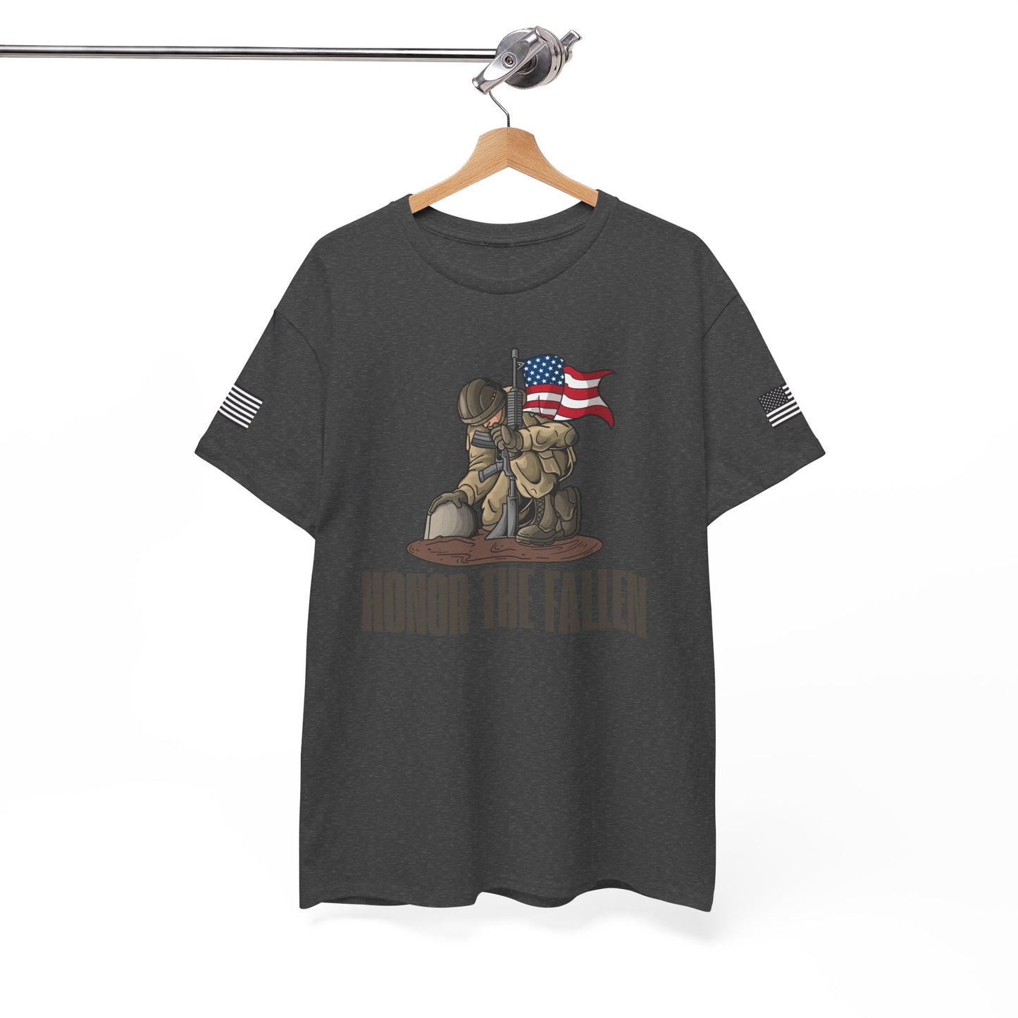 Honor the Fallen Unisex Heavy Cotton Tee, Memorial T-Shirt, Veteran Tribute Shirt, Patriotic Apparel, Independence Day Gift, Honor [...]